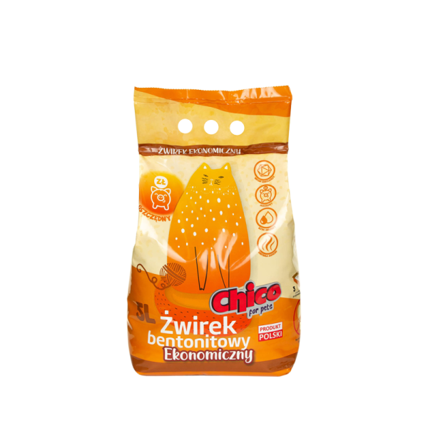 Chico Żwirek Bentonitowy Ekonomiczny 5l