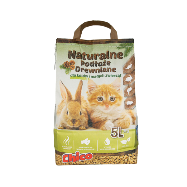 Chico Naturalne Podłoże Drewniane 5l